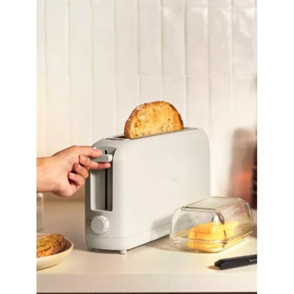 Bella 2-Slice Slim Toaster Oatmeal Cream Long Slot 900W Model 21115184